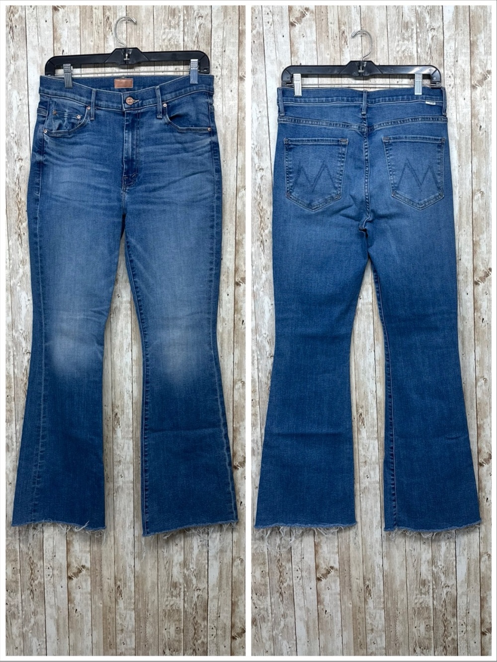 Mother Weekender Fray in Ride Hard, Live Louder ~ Size 30 ~ Item #X30